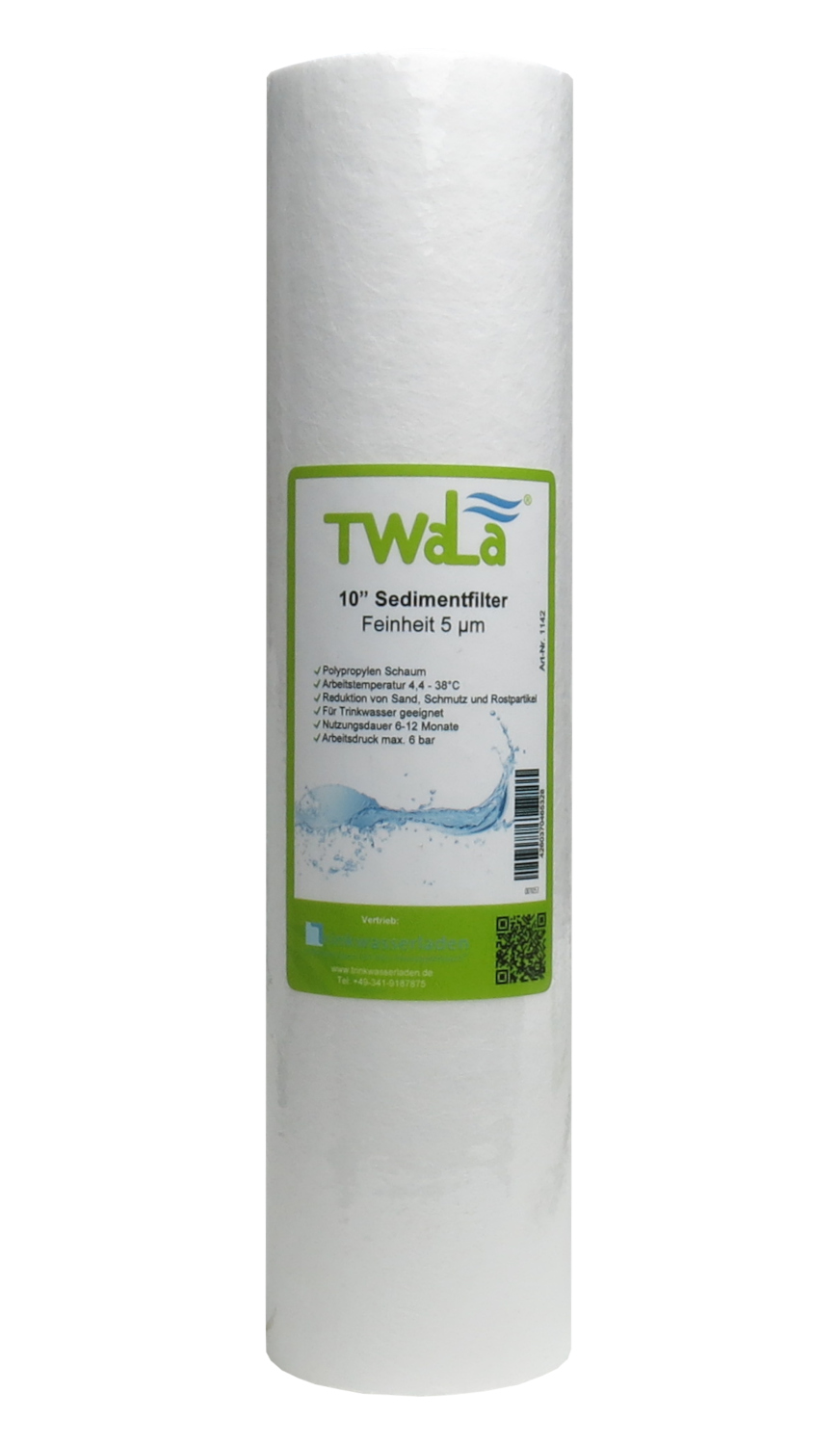Aktivkohleblockfilter Sedimentfilter Wasserfilter Jahr 1 10″ TWaLa Umkehrosmoseanlage und RO Ersatzfilter Wasserfilter Set – 6-teilig